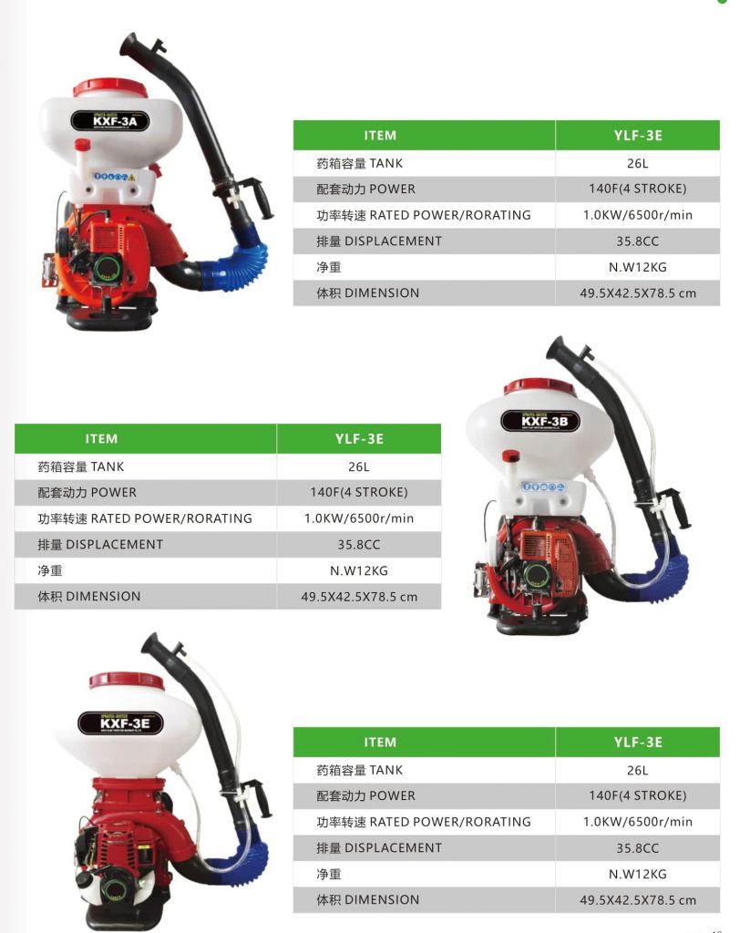 backpack power sprayers